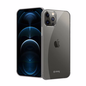 Crong Crystal Slim suojakuori laitteelle iPhone 12 Pro Max, läpinäkyvä