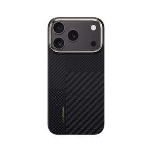 Benks Montage Magneettinen Armor Air Kevlar Suojakuori Metal Frame 600D+1500D (MB69) iPhone 17 Pro:lle musta