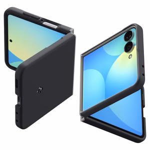 Spigen Nano Pop MagSafe case for Samsung Galaxy Z Flip8 – black and grey