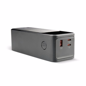 Varavirtalähde 27 000mAh, 1x USB, 2x USB-C, 162,5W, QC4+, taskulamppu, LCD-näyttö, musta