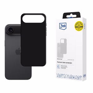 3mk Silikoninen Suojakuori iPhone 17 Air:lle - musta