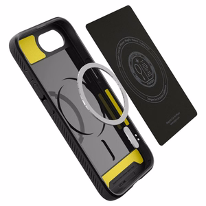 Spigen Rugged Armor MagSafe case for iPhone 16e / 17e - black