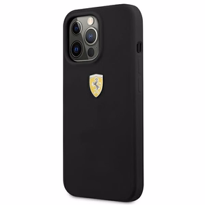 Ferrari FESSIHCP13XBK iPhone 13 Pro Max 6.7" musta/musta kovakotelo Silikoni