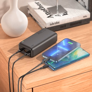 Hoco J101B varavirtalähde PD 20W+QC 3.0 22,5W 30000 mAh musta