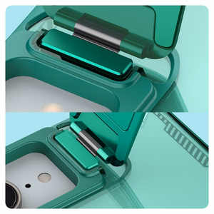 Nillkin Iceblade Prop Magnetic Case with Camera Cover and Stand for iPhone 16e / 17e - Green