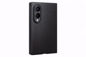 Samsung Galaxy Z Fold8 aramidikuituinen magneettisuojakuori ja 2 heijastusta vähentävää kalvoa, musta