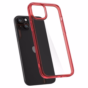 Spigen Ultra Hybrid iPhone 15 Plus Suojakuori - Punainen
