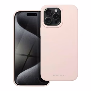 ROAR Suojakuori CLOUD SKIN iPhone 15 Pro Max:lle vaaleanpunainen