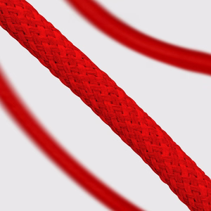 SBS TECABLETISSUETCCR USB-C - USB-C 1,5m 60W punottu kaapeli - punainen