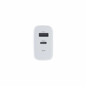 Maxlife MXTC-10-20AC PD QC charger 1x USB-C 1x USB 20W white