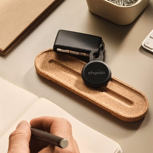 Chipolo LOOP – Ladattava Bluetooth-paikannin, jossa on silikonilenkki, iOS- ja Android-laitteille, hiilenharmaa