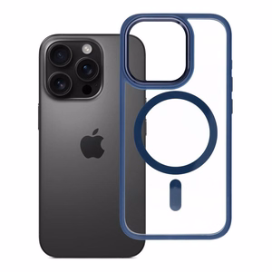 ROAR suojakuori MAG BUMPER, yhteensopiva MagSafen kanssa, IPHONE 15 Pro, tummansininen