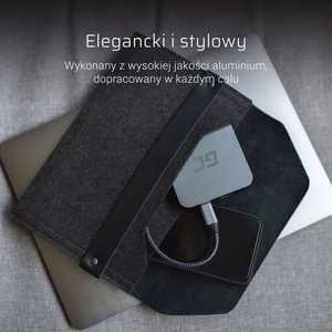 Green Cell AK61 kannettavan tietokoneen telakka/porttilaajennin USB 3.2 Gen 1 (3.1 Gen 1) Type-C hopea