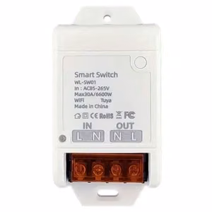 TUYA älykäs kytkin, Wi-Fi, 30A, AC 100-240V, 6600W