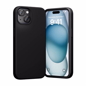 Vention KUFB0-20 Silikonikotelo iPhone 15 Plus (musta)