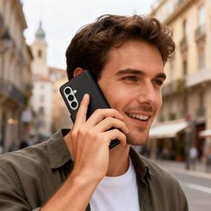 Tech-Protect Lompakko Suojakuori Samsung Galaxy S26:lle - musta ja punainen