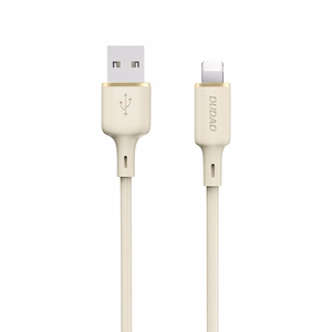 Dudao L7SL USB-A - Lightning 5A kaapeli 1m - beige