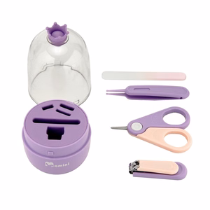 Momini Lilac Purple vauvan kynsienhoitosetti