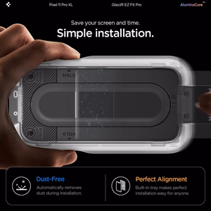 Spigen Glas.tR EZ Fit Pro AC 2-Pack -karkaistut suojalasit Google Pixel 11 Pro XL -puhelimelle (2 kpl)