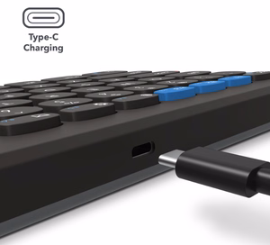 ZAGG Pro Keyboard Mid Size-hiilenharmaa-Nordic (langaton lataus latausalustalla)