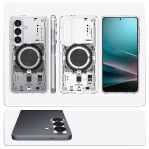 Spigen Ultra Hybrid Mag MagSafe Suojakuori Samsung Galaxy S26 Neo One:lle - läpinäkyvä