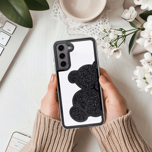 Teddy Bear suojakuori Samsung A37 5G:lle - musta