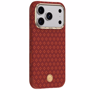 Benks ArmorGrid Edge X9 Air Navigator Kevlar-suojakuori (C.K.FL.AP.RD.X070) iPhone 18 Pro Max / 17 Pro Max -puhelimille, punainen (Sawy Red)