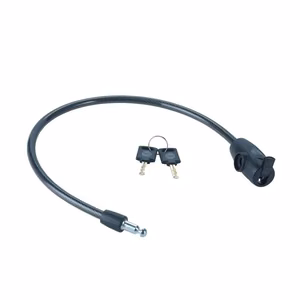 Yale YCK0/10/60/2 – 10 mm keyed bicycle cable lock, 60 cm, black