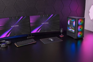Mars Gaming MCQUANTUM – Midi Tower computer case, black