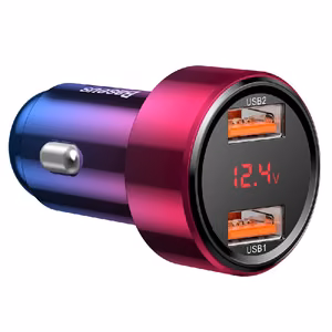 Car charger Baseus CCMLC20A-09 (2xUSB; 45W; 6A) red