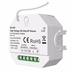 S1-HV-himmennin, 1Ch, 230V, 150-360W, Push-Dimm