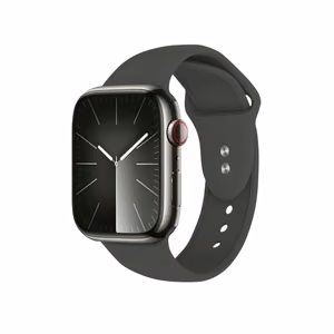Crong Liquid ranneke Apple Watch 44 / 45 / 46 / 49 mm -kellolle, grafiitinharmaa
