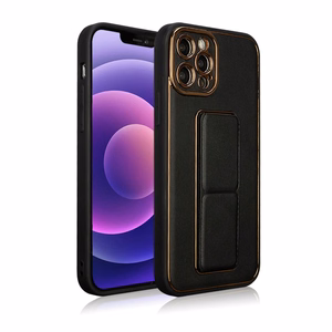 Uusi Kickstand Case tapauksessa iPhone 13 Pro jalusta musta
