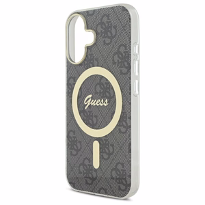 Guess IML 4G MagSafe Suojakuori iPhone 16 Plus:lle - musta