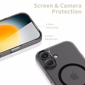 Tech-Protect MagSlim MagSafe Suojakuori iPhone 17:lle - Matta musta