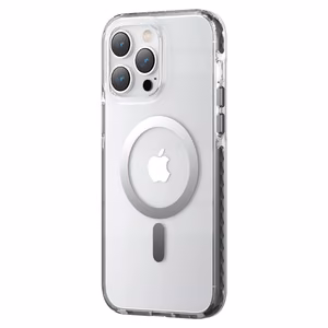Kingxbar PQY Ice Crystal Series magneettinen kotelo iPhone 14 Plus MagSafe harmaa
