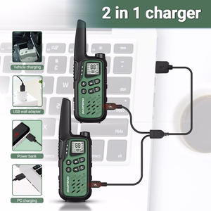 Baofeng BF-T25E -radiopuhelinsetti, 2 kpl, vihreät