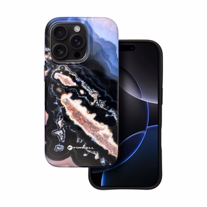 Suojakuori iPhone 16 PRO:lle Forcell F-Protect Mirage yhteensopiva MagSafe Military Drop-Test gold island