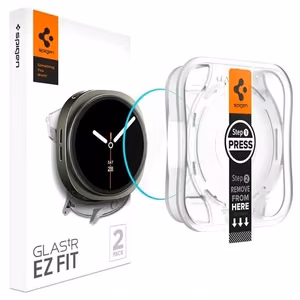 Spigen Glas.TR Ez-Fit Karkaistu lasi Samsung Galaxy Watch 8 40mm:lle - Läpinäkyvä