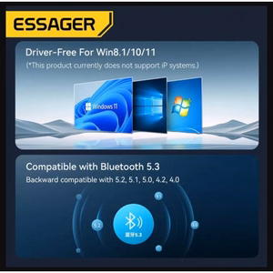 Adapter Essager "Bei" Black (USB / Bluetooth 5.3 )