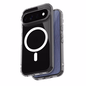 Crong Hybrid Clear Magnetic MagSafe -suojakuori Google Pixel 11 -mallille, läpinäkyvä
