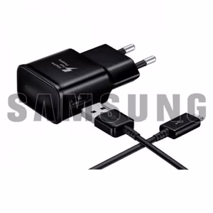 Laturi Samsung TA200NBE musta 15W (ilman pakkausta) + Type-C kaapeli / 100% aito /