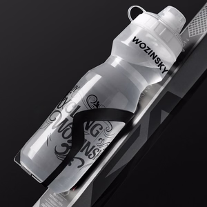 Wozinsky WBR-01T 750ml pyöräpullo - läpinäkyvä