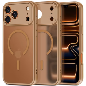 Tech-Protect BasicMag MagSafe Suojakuori iPhone 17 Pro -puhelimelle - ruskea