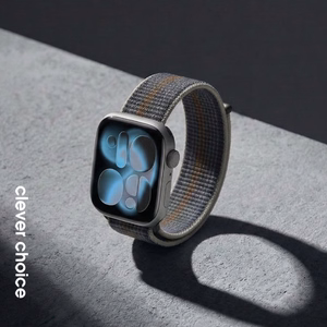 Crong Nylon Apple Watch sport band, 44/45/46/49 mm, Midnight Run