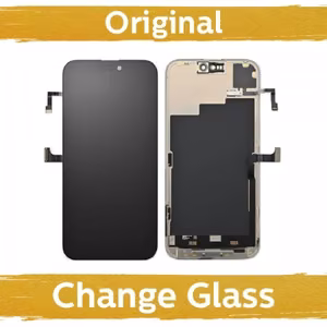 LCD-näyttö Apple iPhone 15 Pro yhteensopiva musta (kunnostettu: Kiina)
