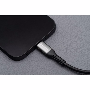 Kaapeli USB A - USB C Forcell F-Energy QC4.0 3A 66W Cafule 2 m C256 musta