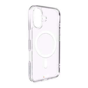 Puro Impact Clear D3O MagSafe Silikoninen Suojakuori iPhone 16 Plusalle - läpinäkyvä