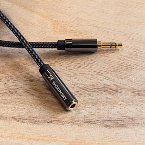 Wozinsky mini jack extension cable (female-male) AUX extension cable 3 m black