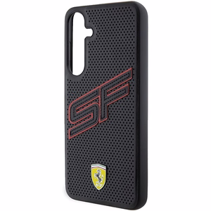 Ferrari Big SF perforoitu suojakuori Samsung Galaxy S24+:lle - musta